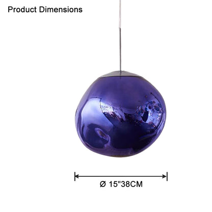 Acrylic Drip Pendant Light 6-15 Inch E27 Socket Warm Glow Adjustable Ceiling Fixture Kitchen Island Dining Table Bedroom Bar Restaurant