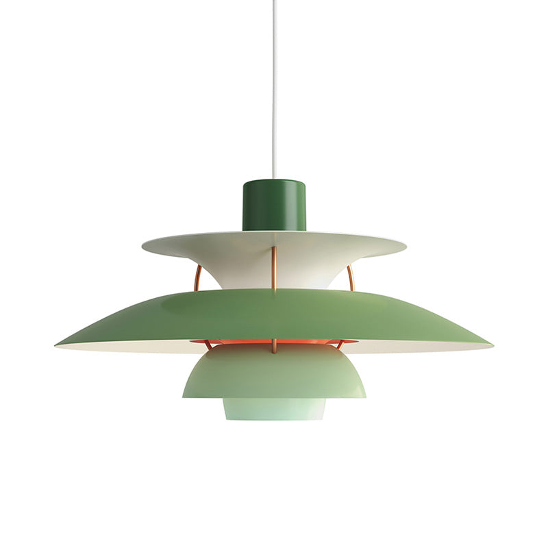 Tiered Metal Shade Hanging Light E27 Socket for Dining Room Kitchen Island Modern Scandinavian Drop Ceiling Fixture
