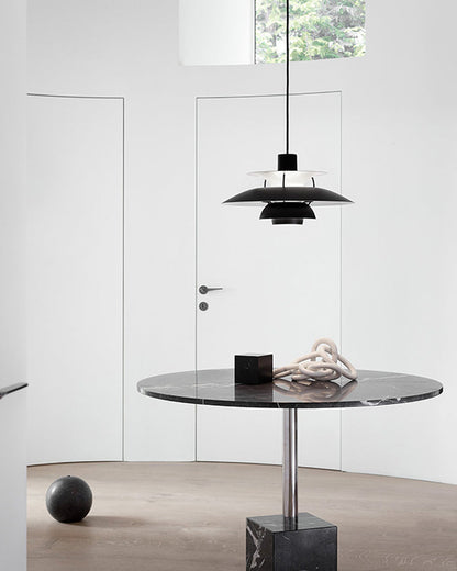 Tiered Metal Shade Hanging Light E27 Socket for Dining Room Kitchen Island Modern Scandinavian Drop Ceiling Fixture