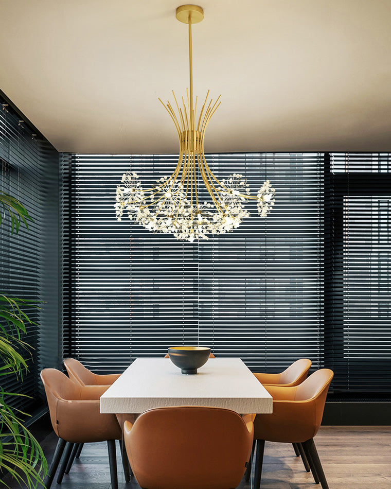 Lámpara de techo de cristal de brazos múltiples, 13 bombillas, 20.5 pulgadas de diámetro, cristal brillante para comedor, sala de estar, vestíbulo, dormitorio, moderna y ajustable