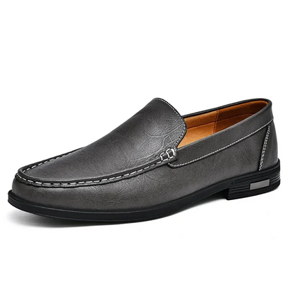 Mocasines de piel auténtica para hombre, zapatos de vestir sin cordones para negocios, eventos informales, bodas, oficina y ocasiones formales, estilo italiano clásico hechos a mano