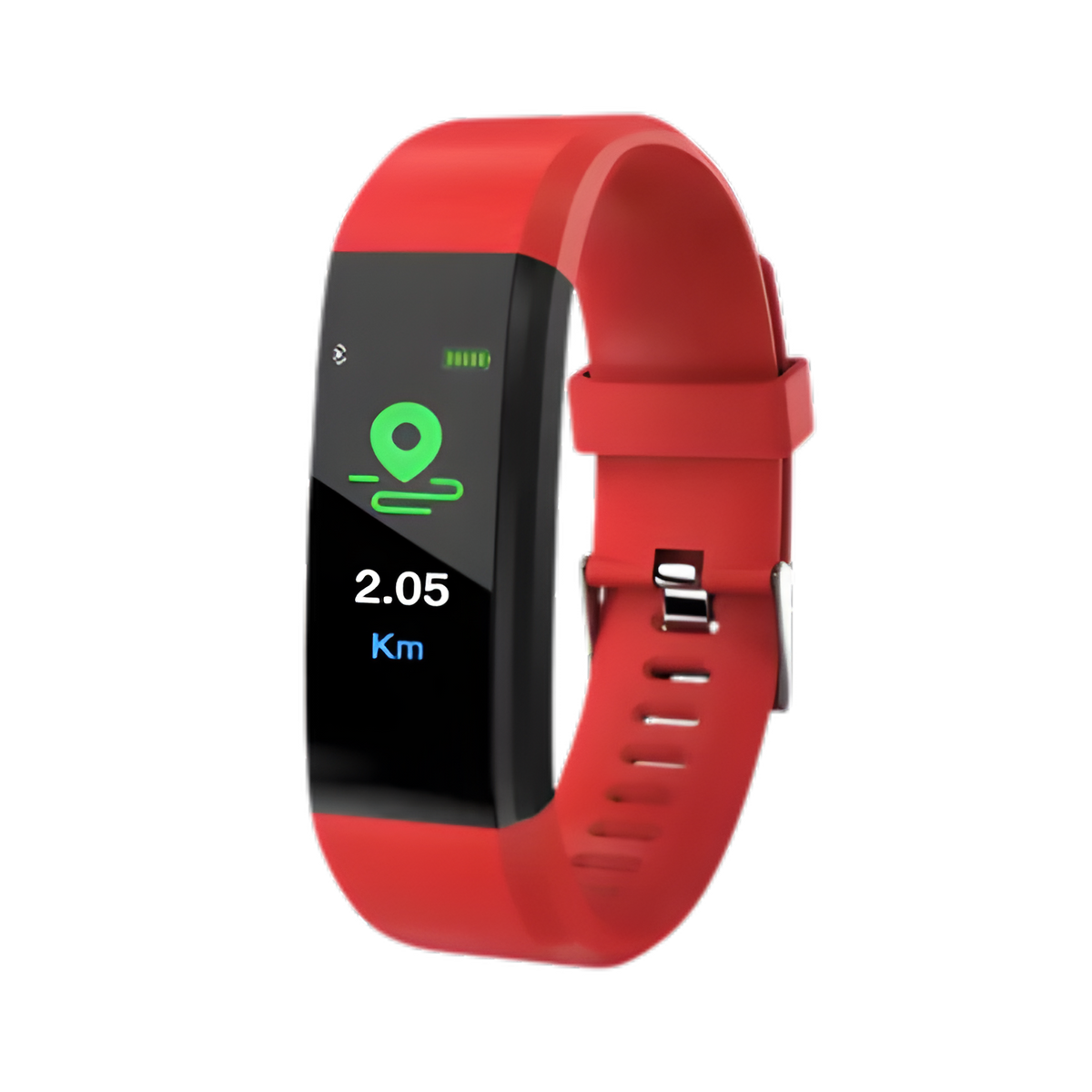 Reloj de seguimiento de salud con monitor de frecuencia cardíaca y presión arterial para adultos mayores | Pantalla LED de fácil lectura | Rastreador de ejercicios recargable por USB