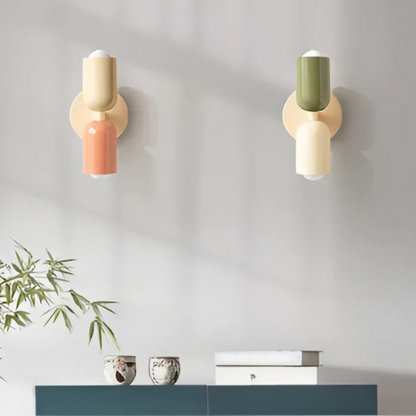Dual-Head LED Wall Sconce with Adjustable Spotlight Arms for Living Room Bedroom Hallway Modern Home Lighting Fixture 90-260V