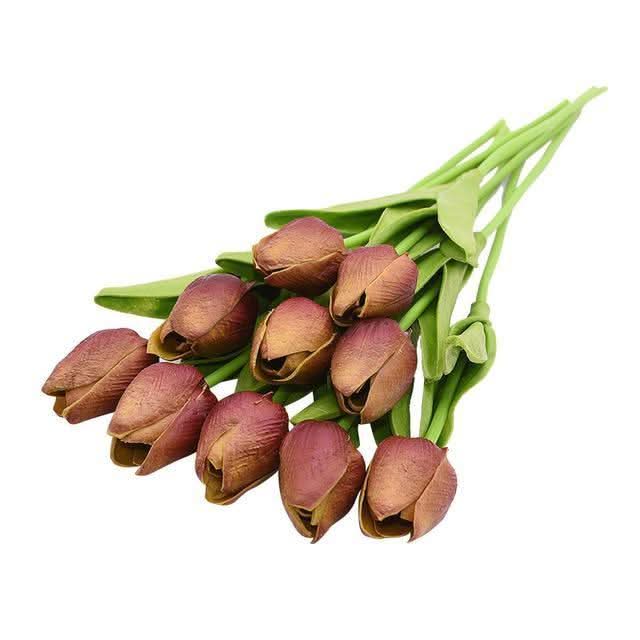 TULIPLUME – Faux Floral Arrangement for Graceful Table Décor
