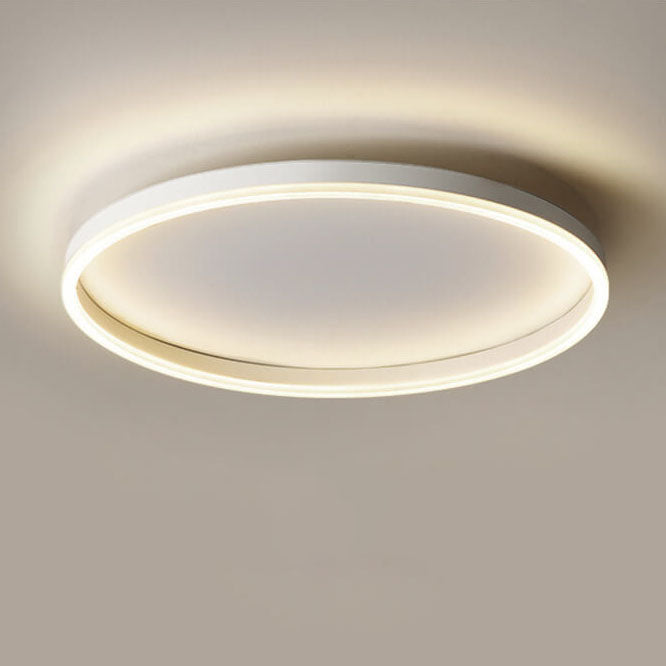 20 in Dimmable LED Ceiling Light with Remote Iron & Acrylic Fixture for Bedrooms Hallways Living Rooms Modern Low-Profile Design