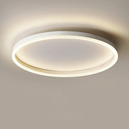 20 in Dimmable LED Ceiling Light with Remote Iron & Acrylic Fixture for Bedrooms Hallways Living Rooms Modern Low-Profile Design
