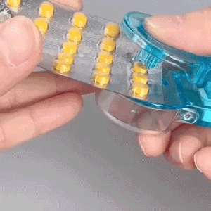 Quitapelusas operación con una mano, almacenamiento integrado