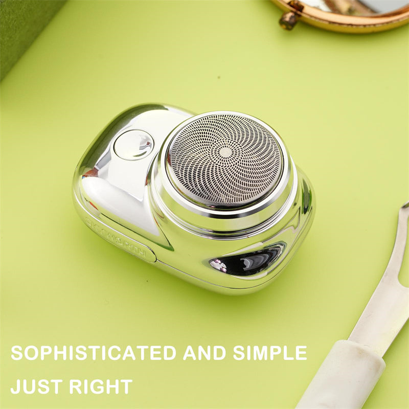 Compact USB Rechargeable Travel Shaver for Men with Cordless Design & Portable Carry Case for Business Trips & Gym