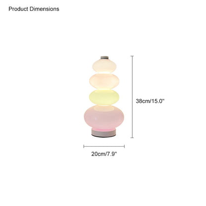 Translucent Acrylic Tower Light 63 Inches Tall Modern Statement Piece for Bedrooms Lounges Hallways Offices