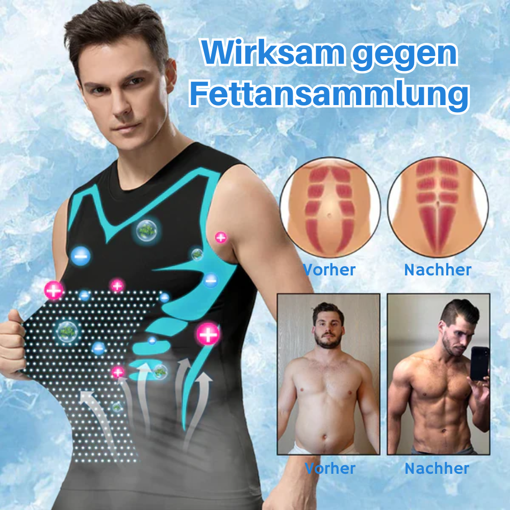 Men's Compression Undershirt for Smoothing Chest & Stomach | Invisible Slimming Tank for Gynecomastia | Posture Support Shapewear
