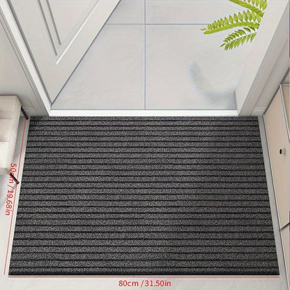 All-Weather Outdoor Door Mat 70% Polyester Heavy Duty Entryway Rug Indoor Outdoor Use Front Door Back Patio