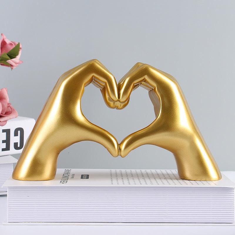 Lovelia Wall Art - Hand-Carved Wood, Heart-Shaped Home Decoration