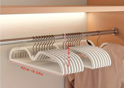 Rotating Non-Slip Compact Hangers for Shirts & Dresses – Space-Saving Closet Solution with Swivel Hook