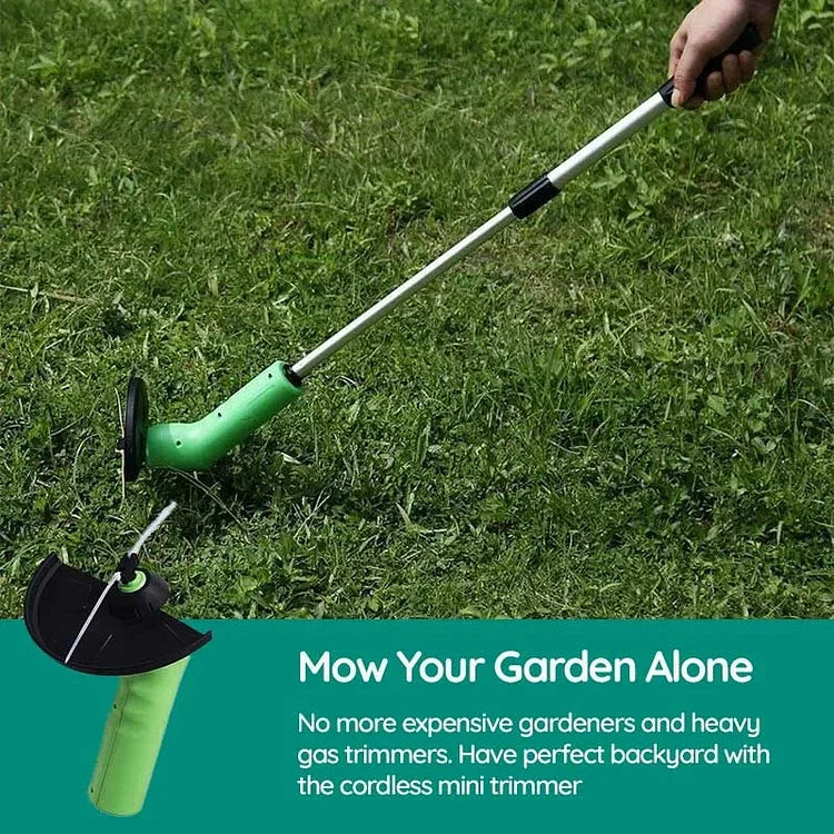 Battery-Powered Handheld Grass Trimmer – Cordless Lawn Edger for Yard Edges, Fences & Garden Beds – Lightweight Portable Weed Whacker