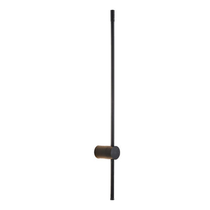 Vertical LED Sconce Aluminum Linear Strip Light Black Gold 31 in Bedroom Hallway Accent Lighting Indirect Glow Modern Minimalist Hardwired M