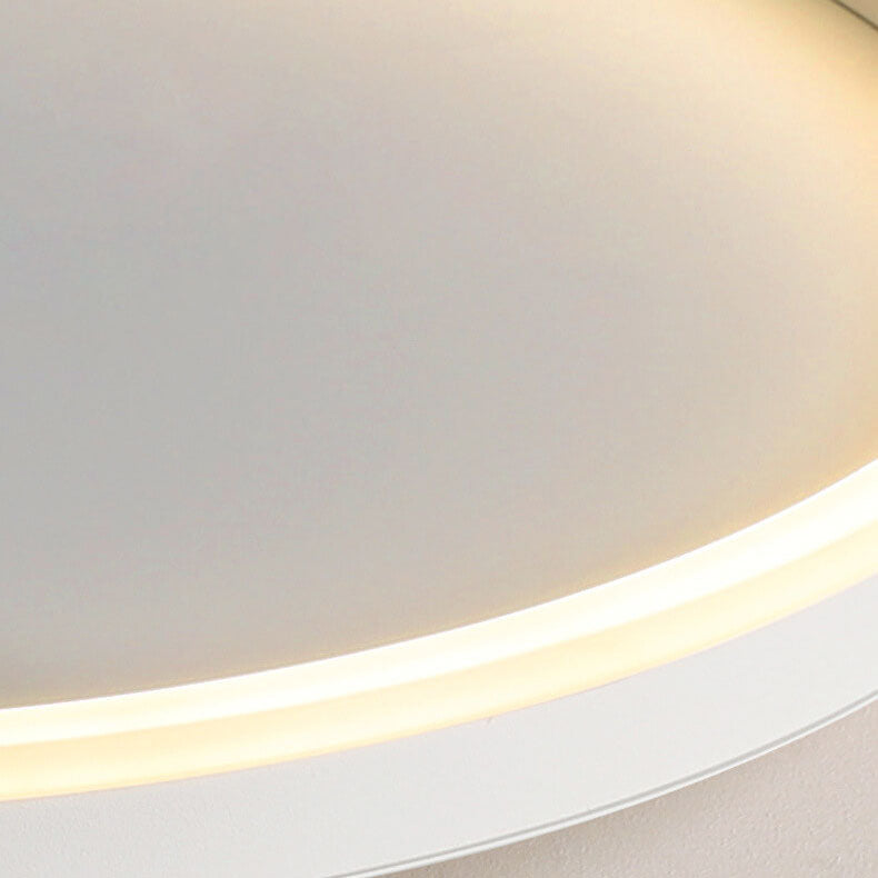 20 in Dimmable LED Ceiling Light with Remote Iron & Acrylic Fixture for Bedrooms Hallways Living Rooms Modern Low-Profile Design