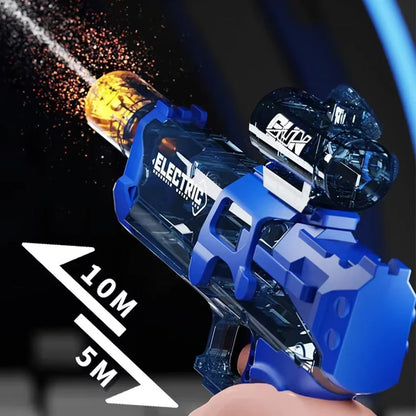Ortekor Aqua Blaster | Pistola de agua táctica con batería recargable por USB | Diseño ligero para épicas batallas de agua