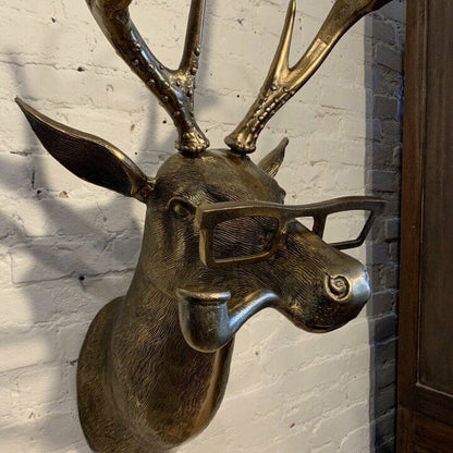 Decoración de pared de cabeza de animal 3D de vida silvestre para el hogar