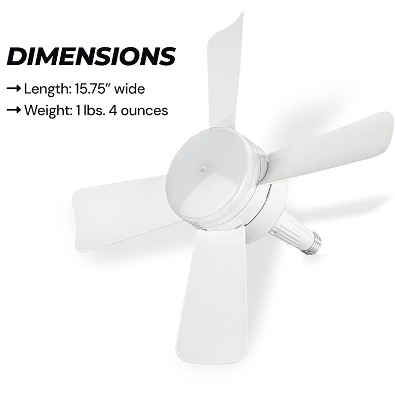 Adjustable LED Ceiling Fan Light with Remote Control | Super Bright Illumination for Enhanced Comfort