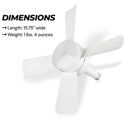 Adjustable LED Ceiling Fan Light with Remote Control | Super Bright Illumination for Enhanced Comfort