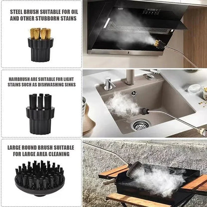 High-Power Electric Steam Cleaning Machine for Home & Auto | 2500W Handheld Steam Cleaner with Attachments | Multi-Surface Sanitizing Tool