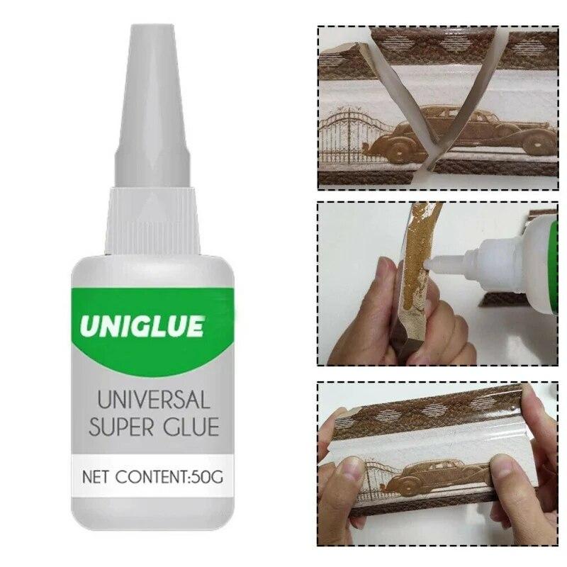 Industrial-Strength Adhesive for Glass, Ceramic, Plastic, Leather & More – Fast-Drying All-Purpose Bonding Solution for Household Repairs