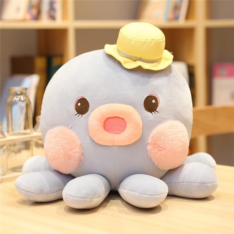 Peluche de criatura marina para niños y adultos: compañero suave y achuchable para jugar y reconfortar: relleno de algodón premium: lavable