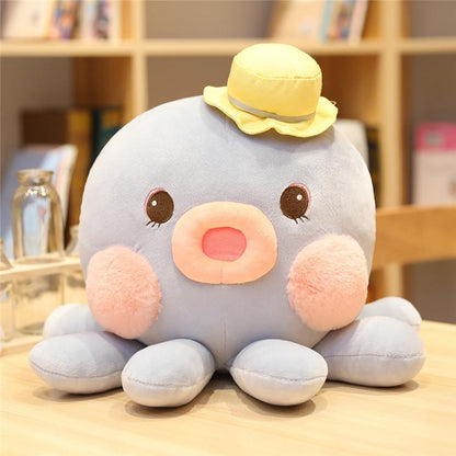 Peluche de criatura marina para niños y adultos: compañero suave y achuchable para jugar y reconfortar: relleno de algodón premium: lavable