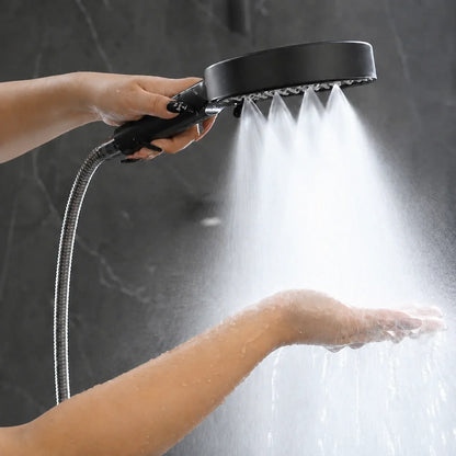 Handheld Shower Head with Seven Spray Modes for Bathroom Upgrade & Daily Use | Adjustable Water Flow | Modern Cylindrical Design for Home Sh