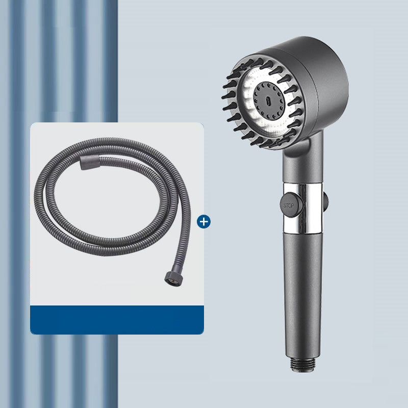 3-Mode High-Pressure Handheld Shower Head with On/Off Pause Switch & Built-In Water Filter