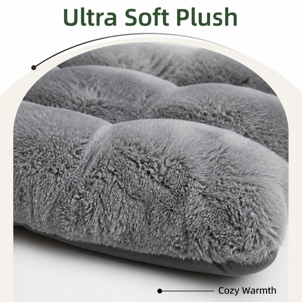 Ortekor Plush Polyester & Insulated Fill Dog Bed
