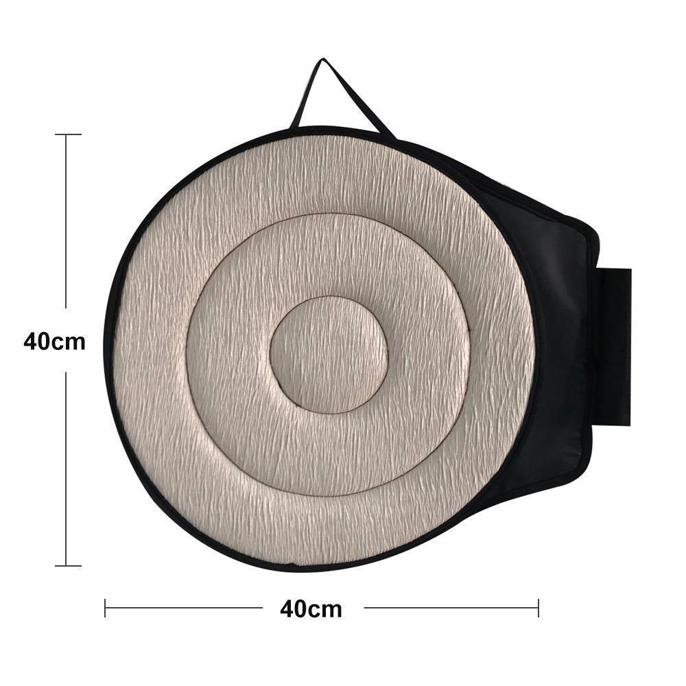 Swivel Seat Cushion with 360° Rotation for Easy Mobility and Back Support