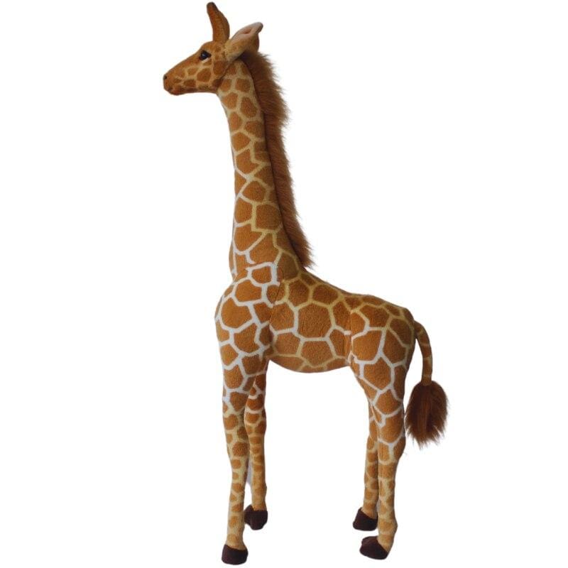 Oversized Plush Giraffe Toy for Kids Bedroom – Soft Cotton Huggable Nursery Companion