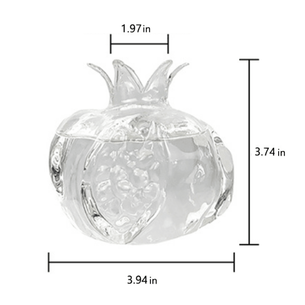 Pomegranate Glass Hydroponic Growth Vessel