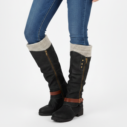 Insulated Mid-Calf Winter Boots with Arch Support for Women & Men – Side Zip Entry, Non-Slip Sole, Cold Weather Footwear