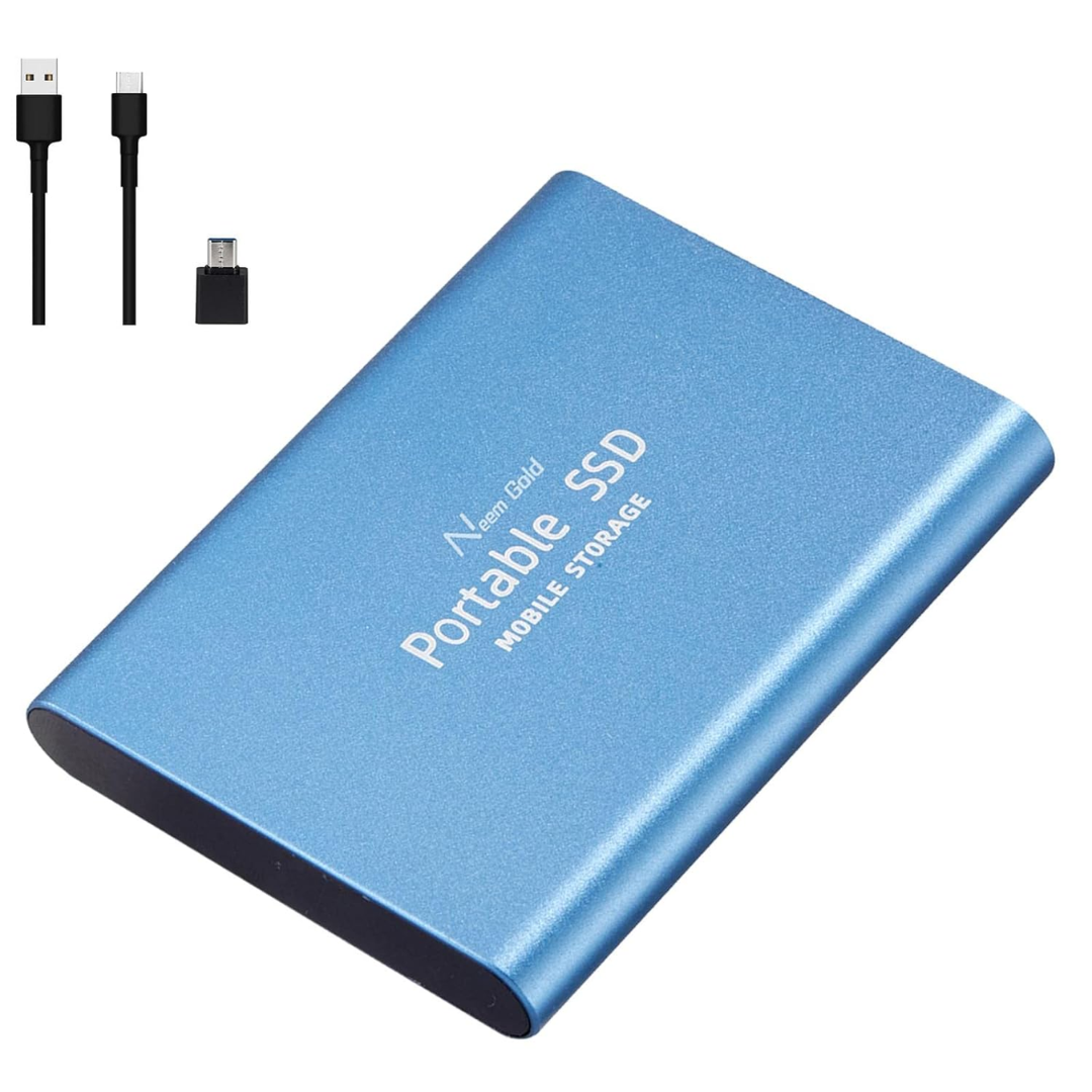 USB Portable SSD 1050 MB/s Read Speed 1 TB Storage Capacity Impact-Resistant Casing for Mac Windows Android Gaming Backup