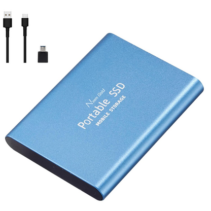 USB Portable SSD 1050 MB/s Read Speed 1 TB Storage Capacity Impact-Resistant Casing for Mac Windows Android Gaming Backup