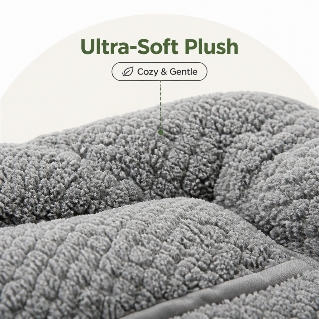 Ortekor Thick Ultra-Soft Polyester & Raised Edge Crate Pad