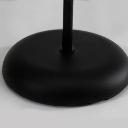 Dual-Socket Upright Lamp with Rice Paper Diffuser 54-Inch Tall White or Black for Bedside & Lounge