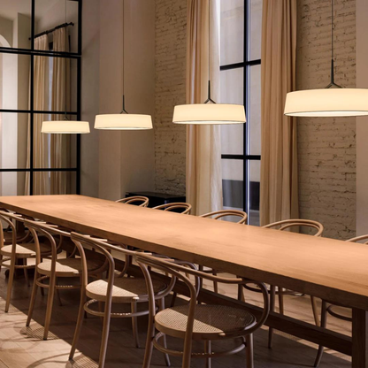 Lámpara de techo LED de metal con cable ajustable, 18 pulgadas de diámetro, para encimera de cocina y comedor