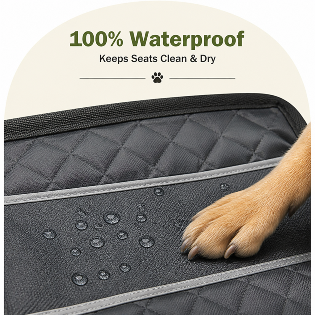 Ortekor Oxford Fabric & Machine-Washable Car Seat Extender (Storage Pocket)