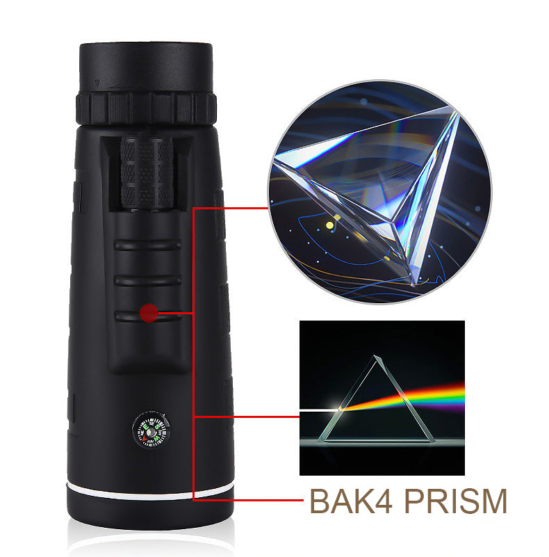 Telescope for Adults, Portable Telescope with 500X Magnification and Tripod Mount, Astronomy Telescope for Beginners