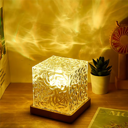 Ocean Wave Projection Night Light with Remote Control for Bedroom & Living Room | Calming LED Ambient Lamp