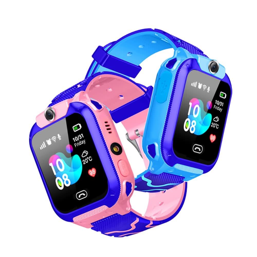 Kids Location Tracker Smartwatch with Two-Way Calling and Emergency Button for Ages 4-12