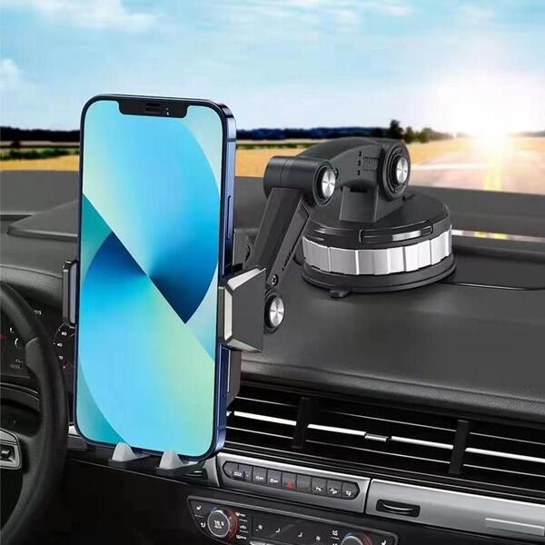 Adjustable Windshield Phone Mount with Extendable Arm for Smartphones & GPS Navigation in Cars, Trucks, SUVs