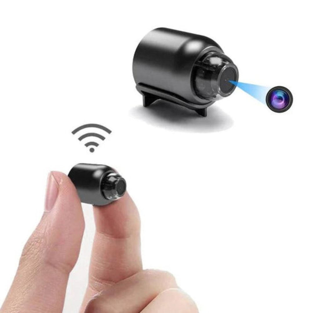 Compact WiFi Security Camera 1080P HD Motion Detection Night Vision Remote Monitor for Home Office Nursery