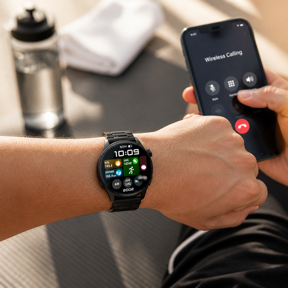 1.53-Inch HD Touchscreen Fitness Smart Watch (Bluetooth 5.3)
