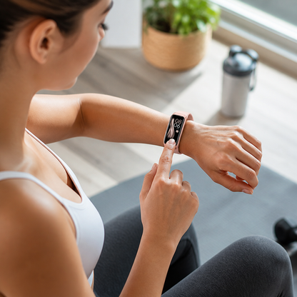 Reloj inteligente de actividad con frecuencia cardíaca AMOLED