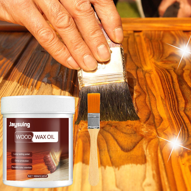 Wood Sealer and Protector Wax Oil for Decks, Fences & Outdoor Furniture – Weatherproof Finish Restores Natural Grain on Hardwood, Cedar, Pin