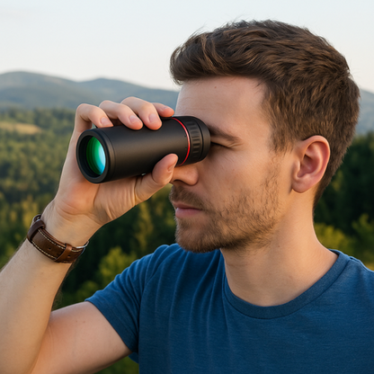 ZoomXpert | High-Powered Telescope with 2000x25 Magnification | Compact Design for Outdoor Adventures